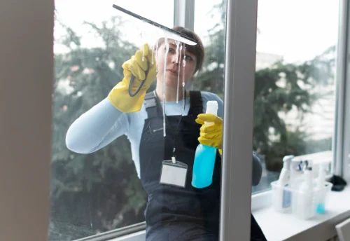 Nettoyage de vitres intérieures et extérieures à la Bâtie-Neuve
